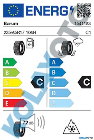 Barum Polaris 5 225/65R17 106H XL 3PMSF FR