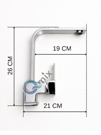 KAREL SERİSİ PİRİNÇ GÖVDE ÇİFT SU GİRİŞLİ LÜX BANYO LAVABO BATARYASI-KROM RENK