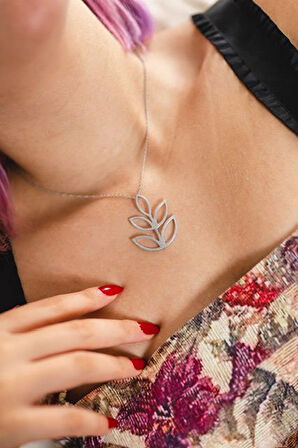 Leaf Kolye Silver