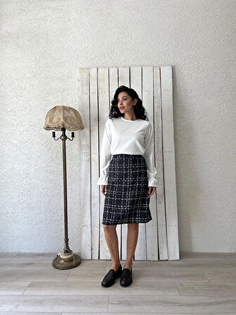 Kısa Antrasit Tüvit Etek