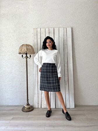 Kısa Antrasit Tüvit Etek