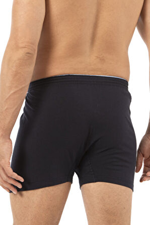 Özkan 0041 5'li Paket Erkek %100 Pamuklu Şardonlu Klasik Rahat Kesim Havlu Bel Süprem Penye Boxer