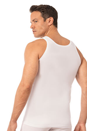 Özkan Underwear Özkan 0050 6'lı Paket Erkek %100 Pamuklu Penye Süprem Kalın Askılı Atlet