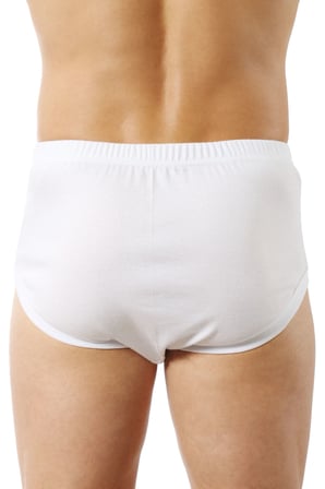 Özkan 0117 6'lı Paket Erkek Pamuklu Ribana Torbalı Esnek Yumuşak Rahat Slip Külot