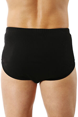 Özkan 0117 6'lı Paket Erkek Pamuklu Ribana Torbalı Esnek Yumuşak Rahat Slip Külot