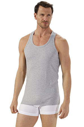 Özkan 0267 6'lı Paket Erkek Pamuklu Likralı Süprem Esnek Rahat Sırtı Çapraz Sporcu Rambo Atlet;