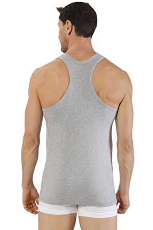 Özkan 0267 6'lı Paket Erkek Pamuklu Likralı Süprem Esnek Rahat Sırtı Çapraz Sporcu Rambo Atlet;