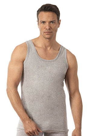 Özkan Underwear Özkan 0050 6'lı Paket Erkek %100 Pamuklu Penye Süprem Kalın Askılı Atlet