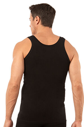 Özkan Underwear Özkan 0050 6'lı Paket Erkek %100 Pamuklu Penye Süprem Kalın Askılı Atlet