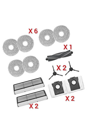 dreame L10s Pro Ultra Heat uyumlu yedek parça seti