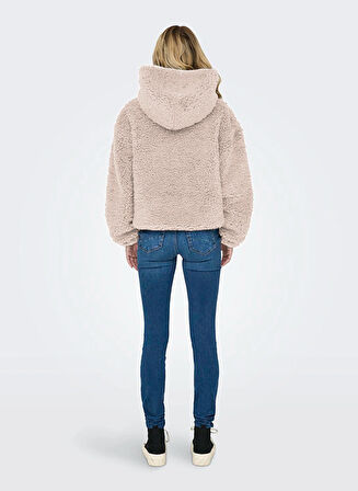 Barbora Peluş Özel Tasarım Şık Ceket ws07krem1