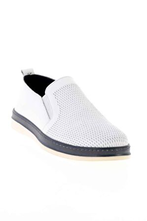 Beyaz Hakiki Deri Erkek Casual Ayakkabı L1759052103