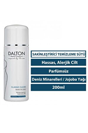 Classic Clean Hassas Cilt için Yatıştırıcı Anti Alerjik Yüz Temizleme Sütü 200 ml