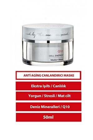 Q10 Canlandırıcı Deniz Mineralli 30 Yaş + Gece-Gündüz Yüz ve Boyun Maske 50 ml