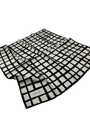 La Boutique İpek Twill Eşarp 2024 İlkhbahar - Yaz LB2055-01