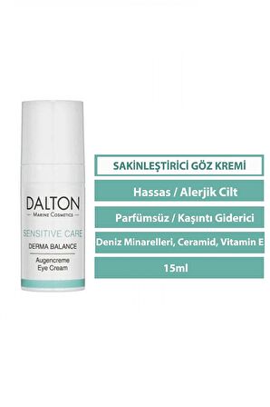 Sensitive Kızarıklık-Kaşıntı Karşıtı E Vitamini Parfümsüz Tüm Yaşlar Göz Çevresi Krem 15 ml