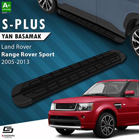 S-Dizayn Land Rover Range Rover Sport S-Plus Siyah Yan Basamak 183 Cm 2005-2013 A+ Kalite