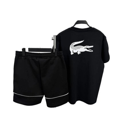 Lacoste Yazlık Erkek 2"Li Takım Şort T-Shirt