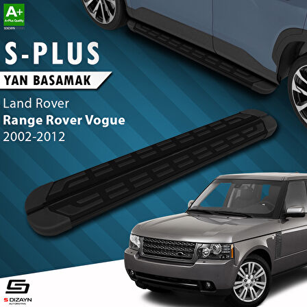 S-Dizayn Land Rover Range Rover Vogue 2 S-Plus Siyah Yan Basamak 183 Cm 2002-2012 A+ Kalite
