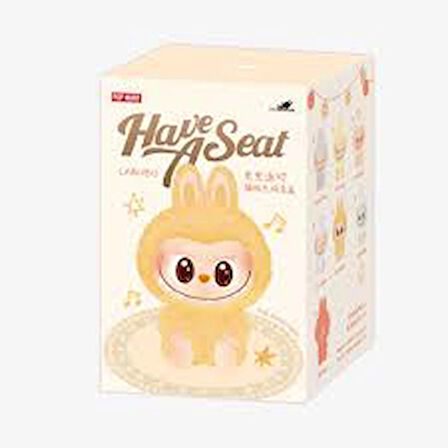 Labubu Peluş Oyuncak, Anahtarlık , Have aSeat, Oturan Model 