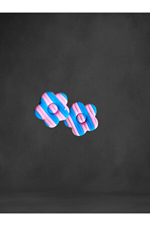 Candy-B El Yapımı Özel Tasarım Polimer Kil Küpe