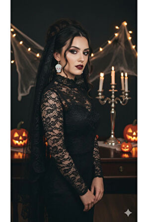 Skull Amour El Yapımı Polimer Kil Küpe – Kalp Gözlü Kafatası Tasarım – Gotik & Sevimli Konsept Küpe