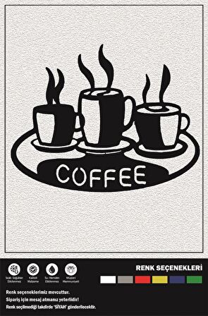 COFFE  DEKORATİF DUVAR SÜSÜ 30 CM 23 CM