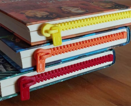 Fermuar Şeklinde Kitap Ayracı Şık