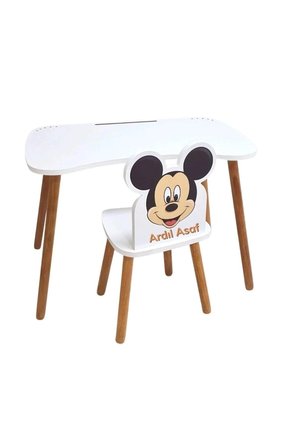 Çocuk Aktivite Masa Ve Sandalye Takımı  4-12 Yaş Mickey Mouse