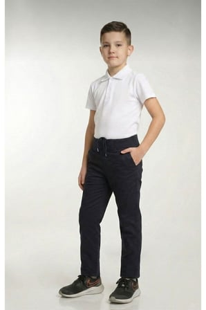 Çocuk Rıbana Bel LACİ Canvas Okul Pantolonu (OKULA DÖNÜŞ)