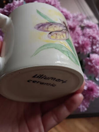 Yusufçuk temalı seramik kupa