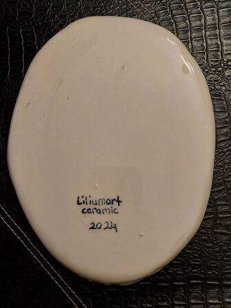 Denizatı seramik tabak