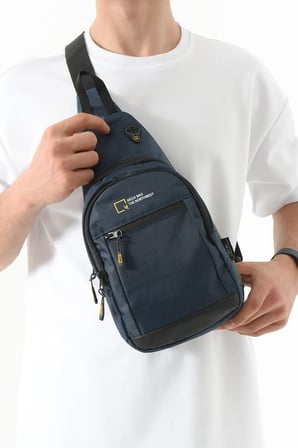 M-1008 Unisex Spor ve Günlük Kullanıma Uygun Lacivert Göğüs Çapraz Çanta Sırt Çanta