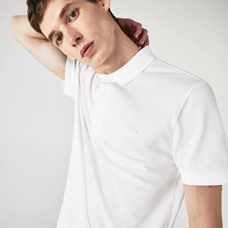 Lacoste Erkek Regular Fit Paris Polo Beyaz 