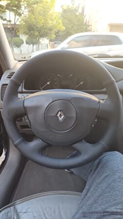 RENAULT LAGUNA2 İNTİALE (2003) ARACA ÖZEL DİKMELİ DİREKSİYON KILIFI