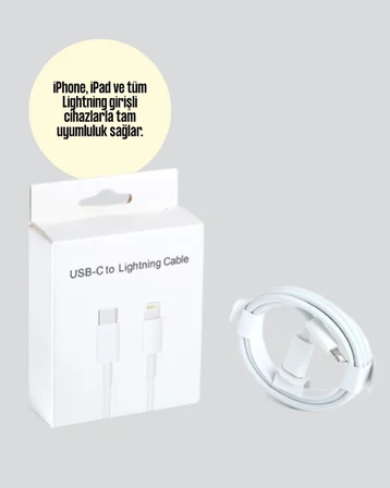 Orijinal Kalite 30w Type-c Lightning Hızlı Şarj Kablosu – 1.2m Dayanıklı