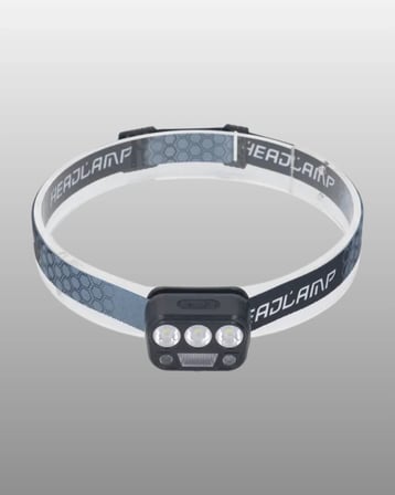 300 Lümen Sensörlü Led Kafa Lambası Usb Şarjlı Sos Modlu