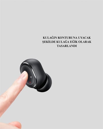 Tws Bluetooth Kulaklık Kulak İçi Kablosuz Dijital Göstergeli Çağrı Cevaplayabilen