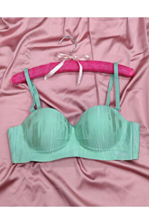 Lazer Kesim Dikişsiz Sütyen, Dolgulu Iz Yapmaz Balensiz Çizgili Sütyen