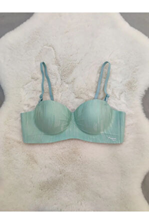 Lazer Kesim Dikişsiz Sütyen, Dolgulu Iz Yapmaz Balensiz Çizgili Sütyen