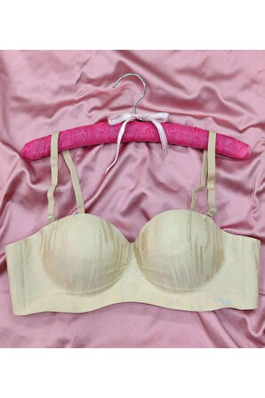 Lazer Kesim Dikişsiz Sütyen, Dolgulu Iz Yapmaz Balensiz Çizgili Sütyen