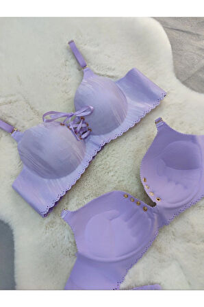 Lazer Kesim Dikişsiz Sütyen, Dolgulu Iz Yapmaz Balensiz Önden Bağalama Detaylı Sütyen