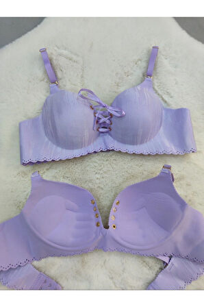 Lazer Kesim Dikişsiz Sütyen, Dolgulu Iz Yapmaz Balensiz Önden Bağalama Detaylı Sütyen