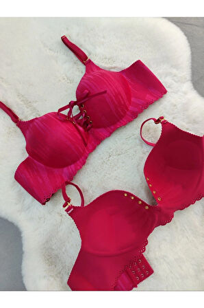 Lazer Kesim Dikişsiz Sütyen, Dolgulu Iz Yapmaz Balensiz Önden Bağalama Detaylı Sütyen