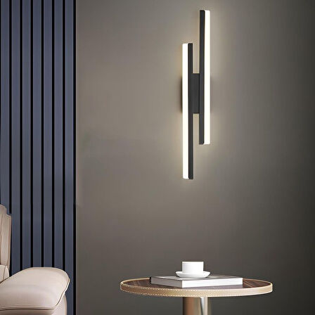 Elektrikle Çalışır, 12 Watt , 3000 Kelvin Gün Işığı Led Aplik, İç Merkan Led Duvar Armatürü -220V