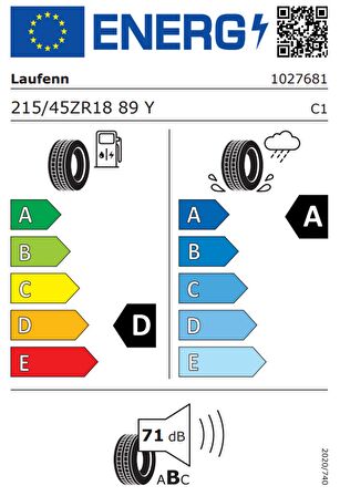 Laufenn 215/45 R18 89Y Z'Fit EQ LK03 Oto Yaz Lastiği 2022