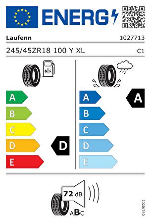 Laufenn 245/45 R18 100Y XL Z Fit Eq LK03 Oto Yaz Lastiği 2023