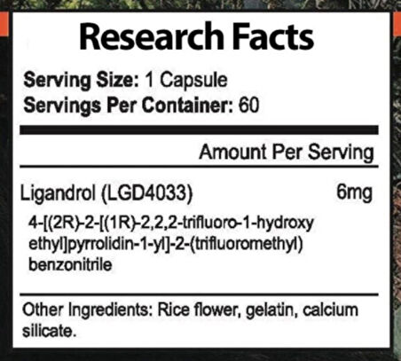 Lawless Labs Ligandrol - LGD4033 60 Kapsül