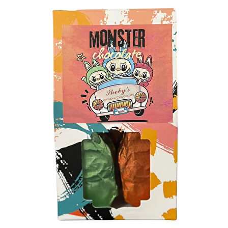 Sheby’s Monster Chocolate 4 Çeşit Dolgulu (Labubu Çikolatası 35gr X 4 Adet)