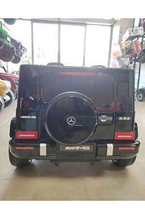 Lisanslı Mercedes G63 24 Volt! 4X4, Yumuşak Lastik, Çift Kişilik Çift Koltuk, Bluetooth & FM Radyolu